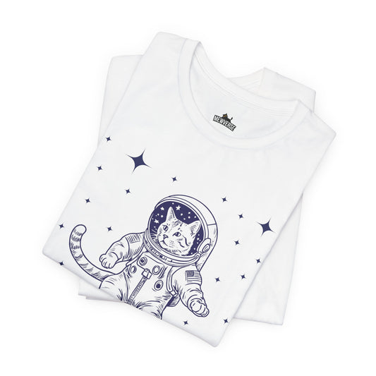 Astronaut Cat T Shirt - Furr Tees Collection