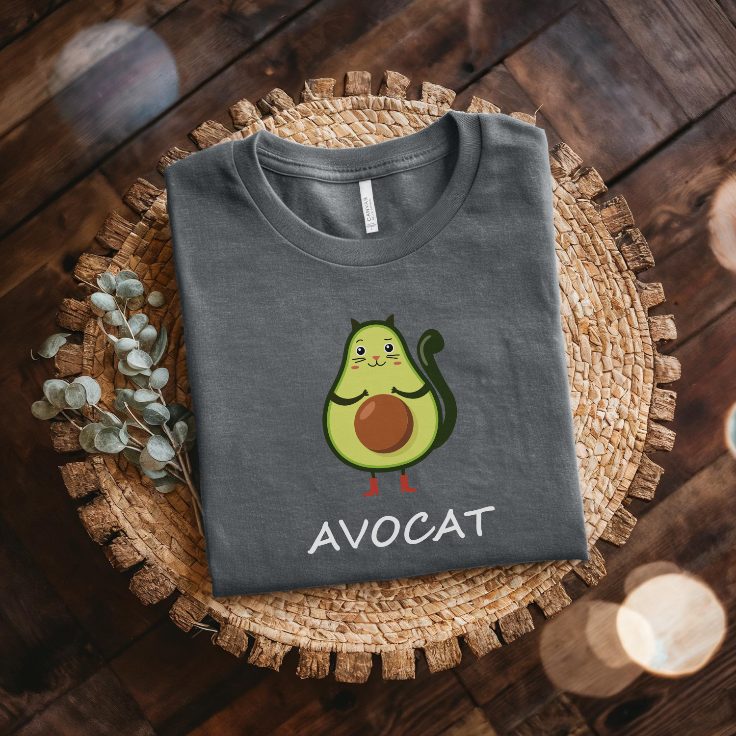 avocat funny t shirt meow lovers asphalt